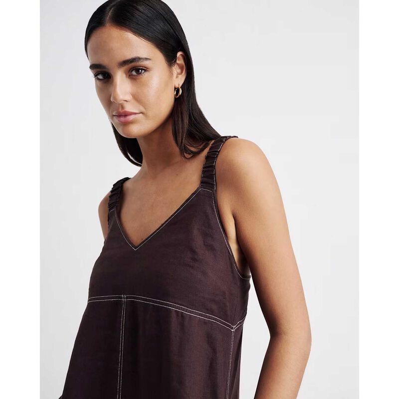 JAG Sara Linen Midi Dress image number 6